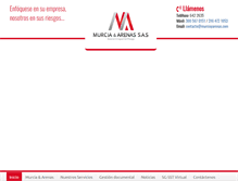 Tablet Screenshot of murciayarenas.com